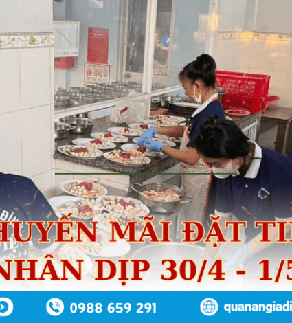 Khuyến mãi ngày lễ 30/4 - 1/5 cực hấp dẫn khi đặt tiệc tại Hương Việt